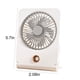 thumbnail image 3 of Ventilador de pared y escritorio recargable por USB con humidificador | 3 velocidades ajustables, batería de 2400 mAh, ventilador portátil para el hogar, la oficina, la cocina y el exterior, 3 of 8