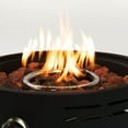 thumbnail image 5 of 15" Propane Tabletop Round Steel Fire Pit, 40000 BTU with Lava Rocks, 5 of 8