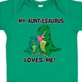 thumbnail image 4 of Inktastic My Auntiesaurus Loves Me Boys or Girls Baby Bodysuit, 4 of 5