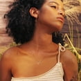 thumbnail image 2 of Fettero 14K Gold Plated Dainty Minimalist Circle Pendant Chain Necklace for Women Jewelry Gift, 2 of 6