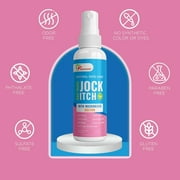 Dermveda Jock Itch Treatment Serum with Sulfur Fast Anti Itch Relief & Anti-Fungal Remedy, 4 fl oz