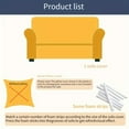 1pc Stretch Sofa Slipcover Solid Color Sofa Cover Couch Cover Furniture