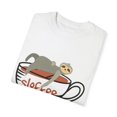 thumbnail image 3 of Vintage Sloffee Coffee Enthusiasts Graphic Gift | Cute Caffeinated Sloths Gags Men Womens Unisex Garment-Dyed T-shirt, 3 of 4