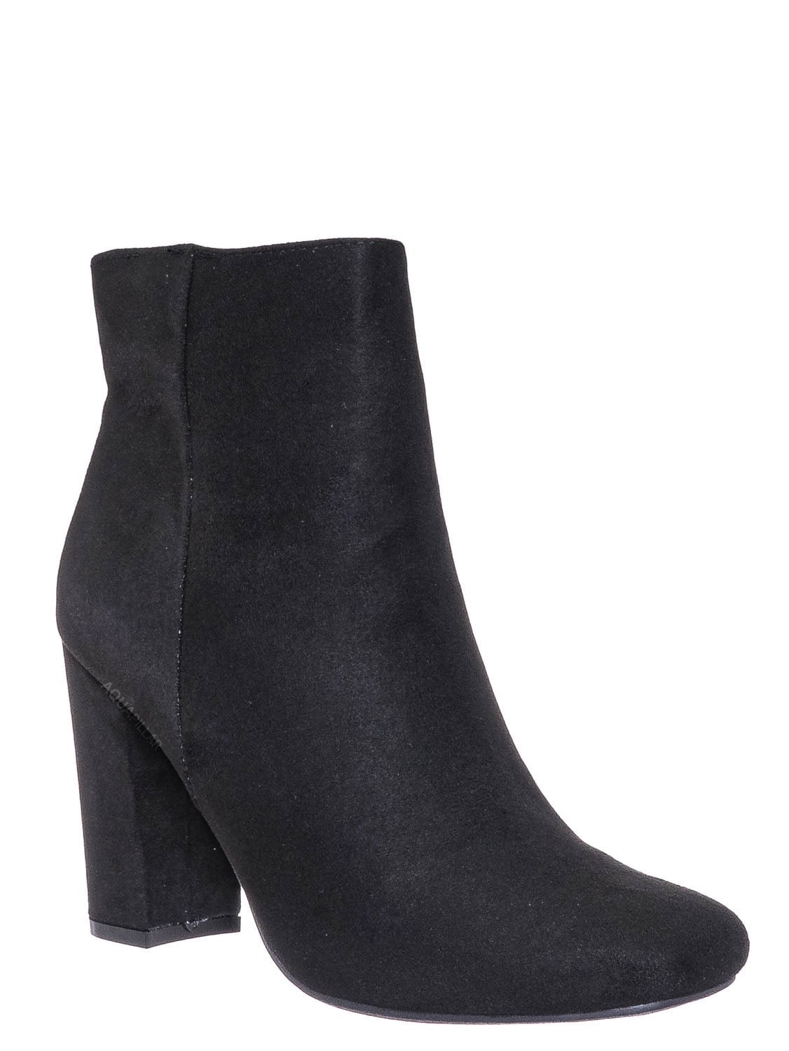 Classic Block Heel Bootie - Womens Chunky Ankle Dress Boots - Walmart.com