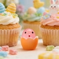 thumbnail image 6 of NWOKYZGH Luminous Mini Resin Chicks, 1Pc Chicks with eggshells Colorful Little Plastic Chicks to Hide Plastic Animal Figures for Dollhouse Decor Micro Garden Home Landscape Aquarium, 6 of 6