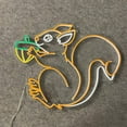 thumbnail image 5 of Handmadetneonsign Squirrel Hold Acorn Neon Sign, Squirrel Animal Wall Art Decor, Kids Room Wall Decor, 5 of 5