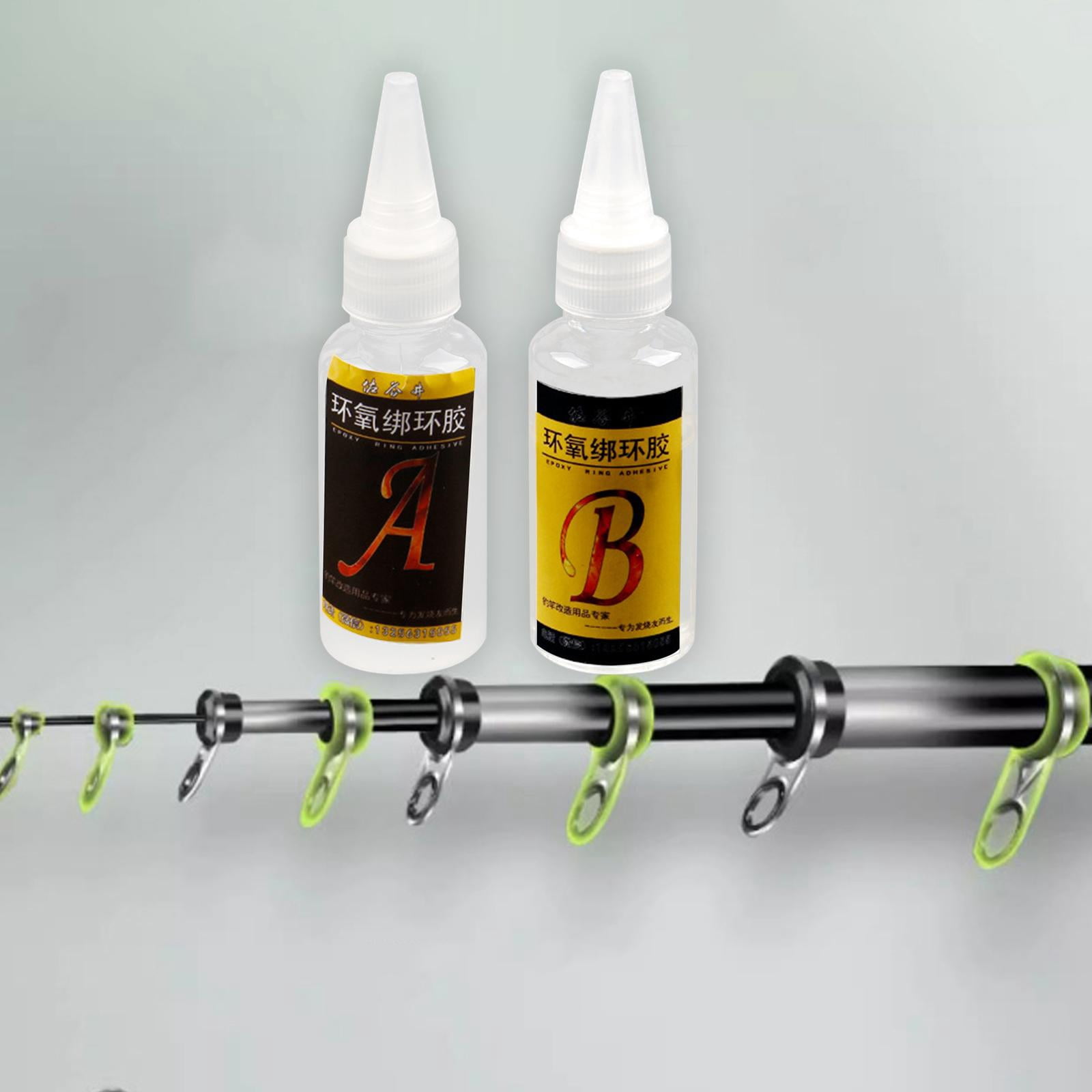 figatia Fishing, Rod, Epoxy Glue, Fishing Rod Glue, Restoration, Accessories, Easy to Use, Ab, Transparent Glue, Epoxy Resin, Ab Glue 50ml