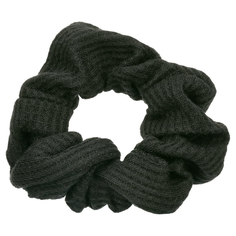 Le Enfant Ribbed Scrunchies Black Le Enfant Ribbed Scrunchies Black