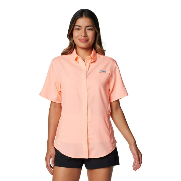 Camisa de pesca Columbia PFG Tamiami II de manga corta para mujer