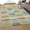 thumbnail image 6 of Addison Rugs Mayfield Premium Machine Washable Transitional Geometric Beige Rectangle Rug, 5' x 7'6", 6 of 6