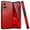 Red, variant on TJS for Motorola Moto Edge 5G 2024 Phone Case, Dual Layer Hybrid Magnetic Support Shockproof Heavy Duty Cover for Moto Edge 5G 2024 (Black)