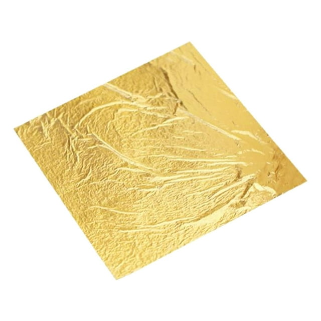 pitrice Statue Decorative Gold Sheet Face Trimmable Portable Foil Paper Gilding Decoration DIY Crafting Handicraft Wrapping Decor