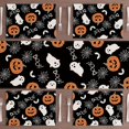 thumbnail image 2 of Boo Spooky Ghost Pumpkin Halloween Placemats Set of 4 Table Mats Table Decorations 12x18 Inch, 2 of 5