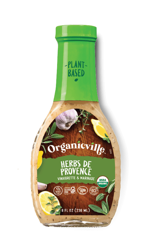 Organicville Herbs De Provence Vinaigrette And Marinade, 8 Oz Pack