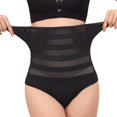 thumbnail image 6 of High Waist Body Shaper Underwear Tummy Girdle Slim Panties Breathable Slimming Waist Trainer Control Underwear Black L, 6 of 6