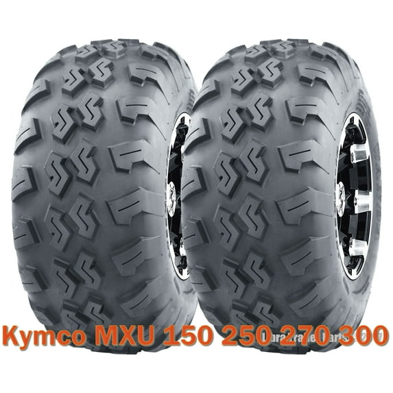 (2) 22x7-10 22x7x10 ATV front tires set Kymco MXU 150 250 270 300