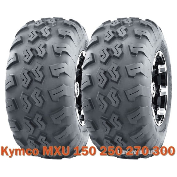 (2) 22x7-10 22x7x10 ATV front tires set Kymco MXU 150 250 270 300