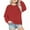 Red, variant on Timegard Baby Winter Clothes Toddler Crewneck Sweatshirts Solid Color Comfy Basic Pullover Top Unisex