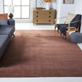 thumbnail image 3 of SAFAVIEH Himalaya Rachelle Solid Wool Area Rug, Brown, 8' x 10', 3 of 10