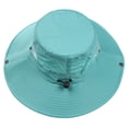 thumbnail image 3 of AJGRHE Sun Hats for Men Women Breathable Wide Brim Fishing Hat Hiking Summer UV Protection Bucket Hats UPF 80+ Blue One Size, 3 of 4