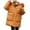 Orange-01, variant on HTNBO Womens Parka Casual Long Outwear Winter Hooded Coat Female Winter Jacket Women Winter Down Cotton Jackets Coats