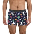 thumbnail image 4 of Wukai Rocket Satellite Print Men’s Underwear Breathable Boxer Briefs,&nbsp;Moisture Wicking & Breathable-Medium, 4 of 7