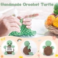 thumbnail image 4 of Mini Funny Turtle Fathers Day Dad Gifts from Daughter Son Wife, Birthday Gift for Dad Father Daddy Presents, I Love You Small Cute Stuff Things, Handmade Emotional Positive Crochet Turtle, 4 of 9