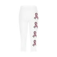 thumbnail image 4 of Sweatpants Women Simple Conventional Printing Breast Cancer Awareness Pants Elastic Waist Casual Trousers Polyester & Spandex Fabric Seven Quarter Length M High Pull Pants, 4 of 4