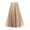 Champagne, variant on Joernso Women Midi Skirt Elastic High Waist Satin Pleated Skirt Solid Color Long Skirt Work Leisure Daily Wear