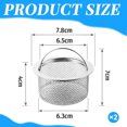thumbnail image 2 of Mesh Design Sink Strainer, High-Density Mesh Stabilizes In Sink Drain Without Moving, Thickened Double-Layer Metal Plate For Enhanced Durability And Smooth Edges (Pack Of 2), 2 of 5