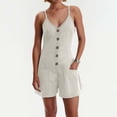 thumbnail image 1 of WANPIDAN Combinaison Extensible Combinaison Pailletée pour Femmes Combinaisons Harem Femmes Manches Longues Col Roulé Combinaisons Décontractées Sans Manches Combinaison Ample pour Femmes Combinaisons plus, 1 of 3