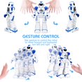 thumbnail image 2 of Robot Toy KingsDragon RC con detección de gestos que camina y canta, 2 of 7