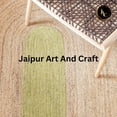 thumbnail image 3 of Jaipur Art And Craft Handmade Oval Shape Jute Area Rug with Green Border Design for Home Décor Rug Size - (8x11 Sq Feet), (96x132 Inches), (240x330 CM), 3 of 6