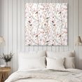 thumbnail image 4 of Flowers Birds Wall Art Painting on Canvas, Farmhouse Botanical Floral Branches Plants Canvas Art Home Prints Wall Art Framed Modern Artwork for Living Room Bedroom Wall Decor 12x12in, 4 of 9