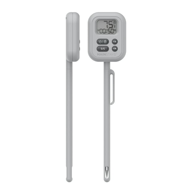 Mainstays Digital Pen Thermometer, LCD Screen, Stainless Steel Probe