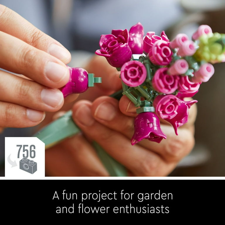 LEGO Flower Bouquet Building Kit 10280 (756 Pieces) Unique Flower