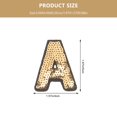 thumbnail image 4 of HLONK 36 Pcs Dreses Chenille Letters Iron on Letters for Clothing Clothes Patch Alphabet Iron on Patch Letter Ironing Sticker Computer Sequins, 4 of 6