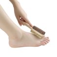 thumbnail image 4 of 1PC Double Side Pedicure File Stone Bristle Callus Remover Foot File with Hanging Rope, 4 of 6