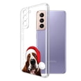 thumbnail image 2 of WIRESTER Basset Hound Dog Happy Transparent Soft Gel TPU Clear Case Slim Protective Cover for Samsung Galaxy S22 6.1" 2022, 2 of 3