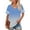 Light Blue, variant on Bovemsi Plus Size V Neck T Shirts Women Short Sleeve Tops Casual Summer Tshirts Loose Fit Tee, Blue Women's Summer Short Sleeve T-Shirts, XXL