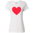 thumbnail image 3 of Inktastic Valentine's Day Red Heart Women's T-Shirt, 3 of 5