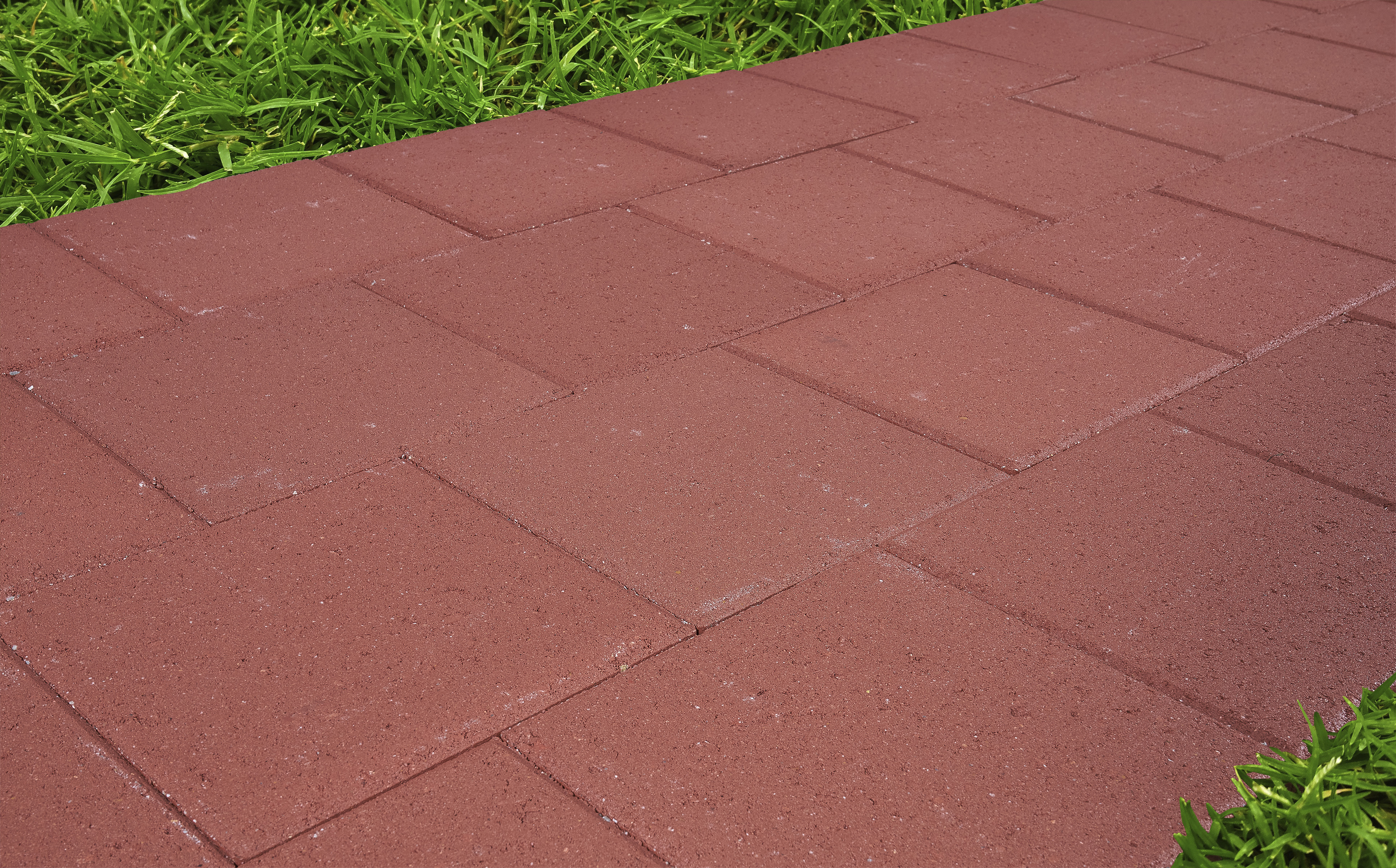 Pavestone 16" Square Red Concrete Stepping Stone