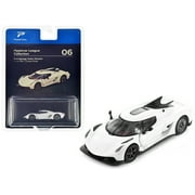 Koenigsegg Jesko Absolut Crystal White Metallic "Hypercar League Collection" 1/64 Diecast Model Car by PosterCars