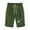 Army Green, variant on Jalioing Print Knee Length Shorts for Women Drawstring Waist Fashion Short Pants Summer Casual Trendy Shorts