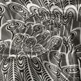 thumbnail image 5 of Ambesonne Boho Valance Pack of 2, Geometrical Circles Pattern, 42"X18", Champagne and Charcoal Grey, 5 of 5