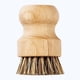 thumbnail image 1 of Cepillo para platos de madera maciza, cepillo para ollas, mango corto, sisal, artefacto para lavar ollas, cuenco marrón de coco, cepillo para platos, cepillo de descontaminación para limpieza de, 1 of 1