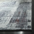 thumbnail image 3 of SAFAVIEH Monray Lyssa Geometric Polyester Area Rug, Charcoal/Ivory, 4' x 6', 3 of 7