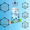 thumbnail image 2 of Quercetin Gummies - Quercetin with Bromelain Vitamin C + Zinc Vitamin D3 – Chewable Quercetin 900mg Supplements - Quercetin for Kids and Adults, 2 of 6