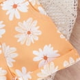 thumbnail image 6 of TOWED22 Baby Girls Clothes Set 2 Piece Summer Casual Cute Short Sleeve Rompers and Overalls Shorts 0-3 Years Toddler Outfits(Yellow,0-3 M), 6 of 7