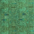 thumbnail image 1 of Ahgly Company Indoor Square Abstract Turquoise Blue Modern Area Rugs, 3' Square, 1 of 4